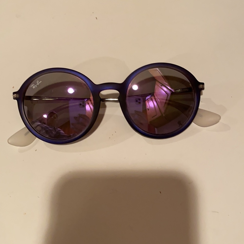 Rayban purple sunglasses worn once for concert